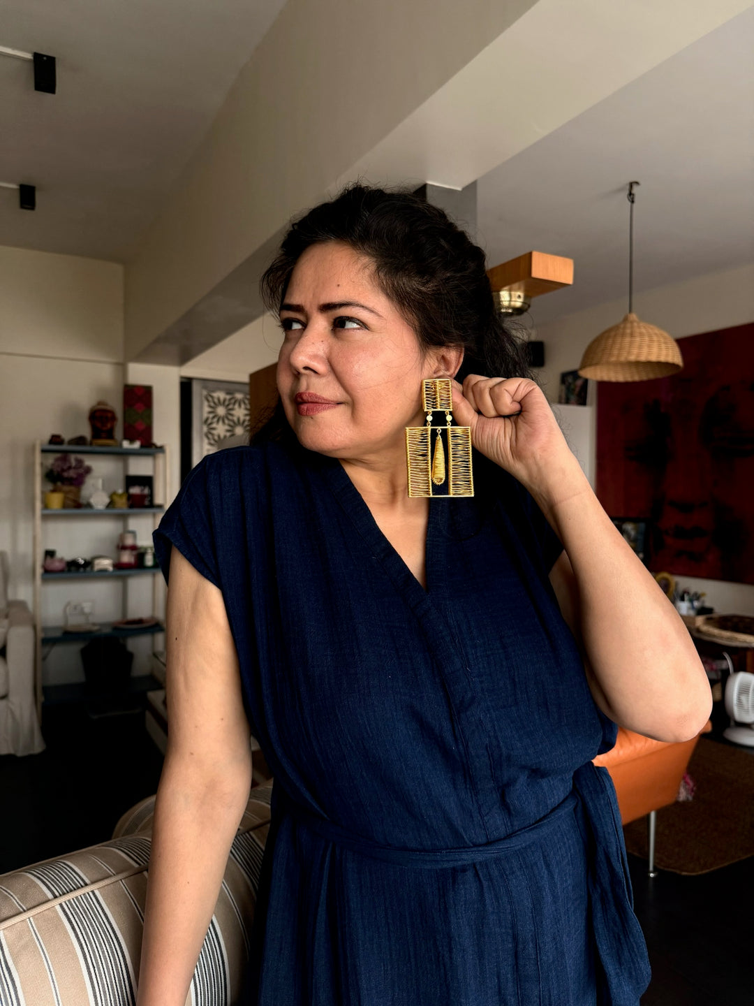 Handmade Statement Wired Earrings