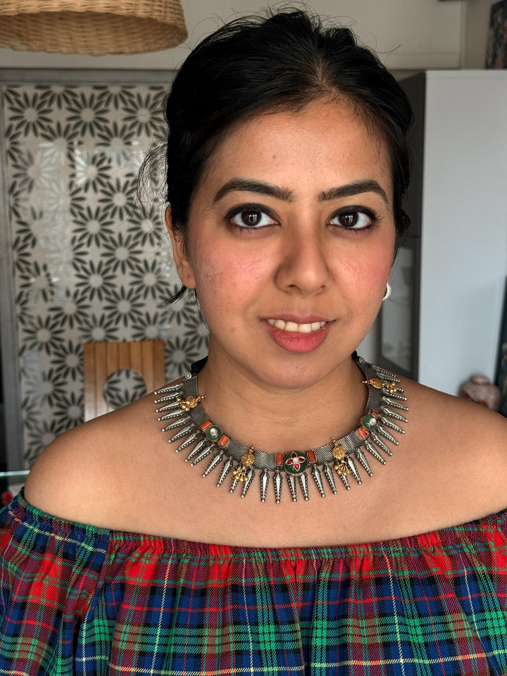 925 Silver Fusion Necklace | SHIVKA