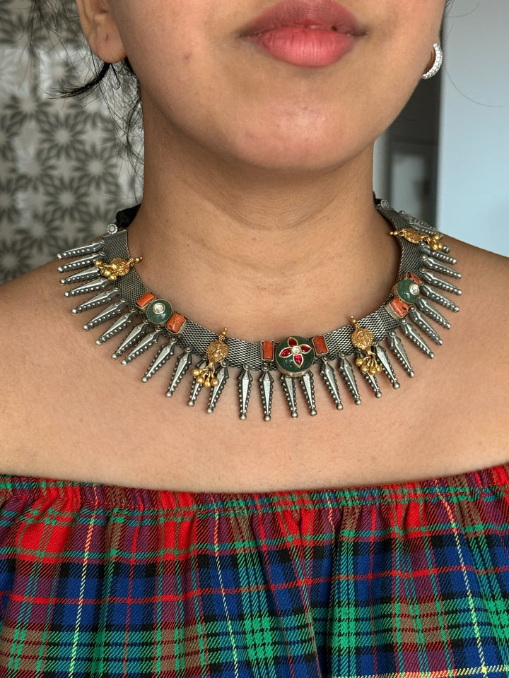 925 Silver Fusion Necklace | SHIVKA