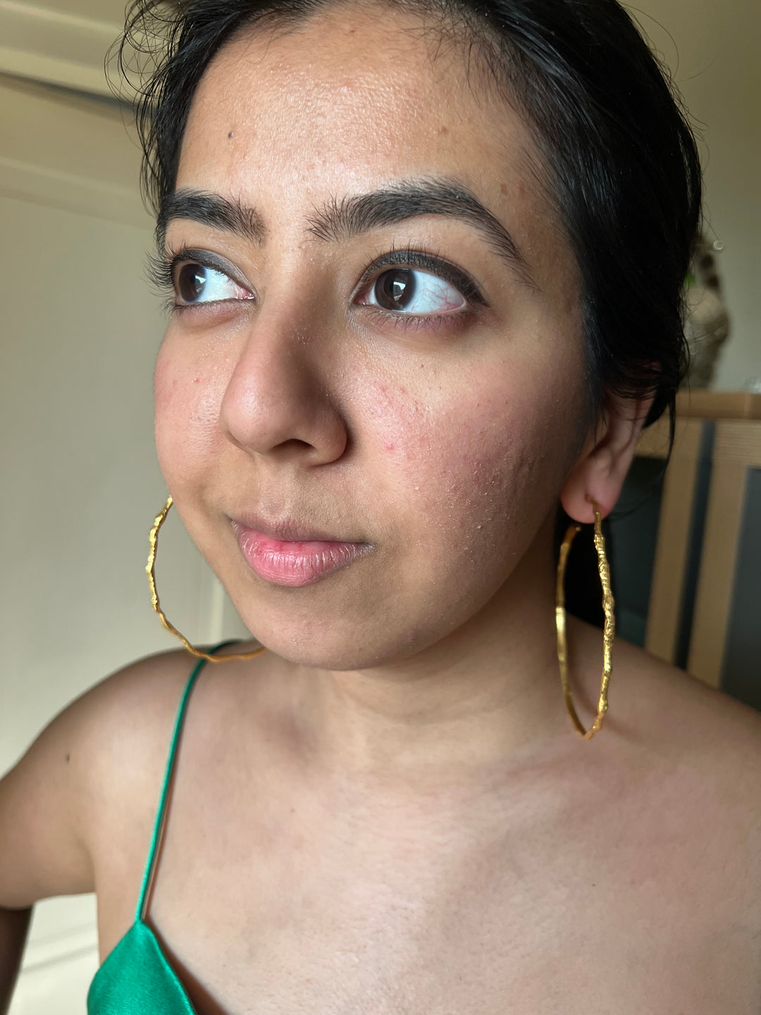 Bold Gold Tone Hoops