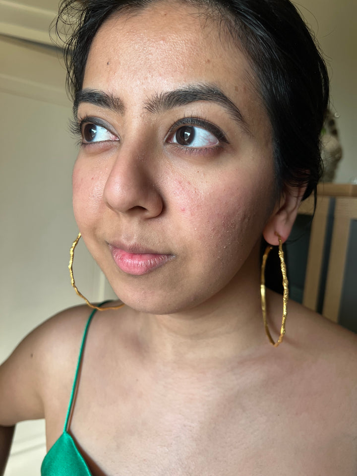 Bold Gold Tone Hoops