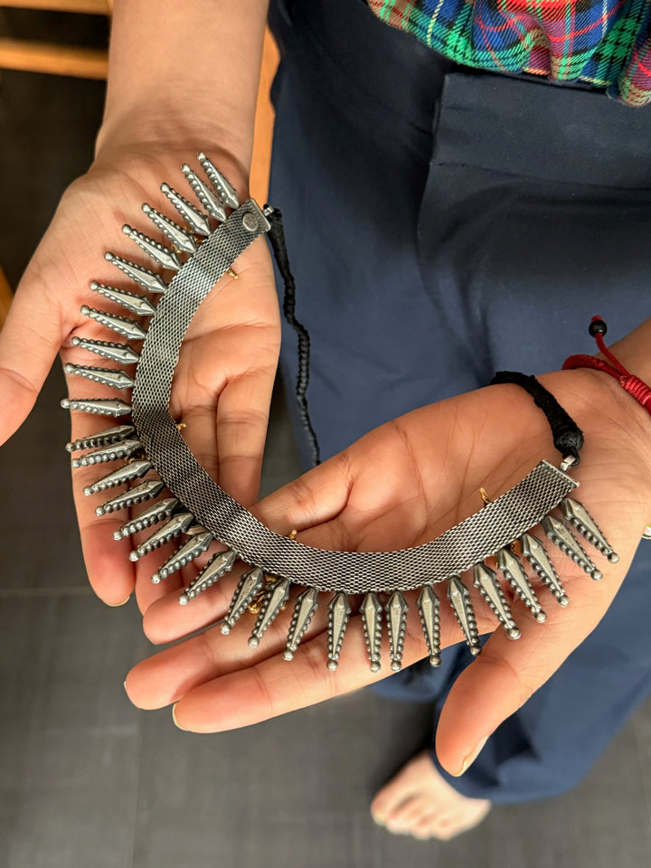 925 Silver Fusion Necklace | SHIVKA