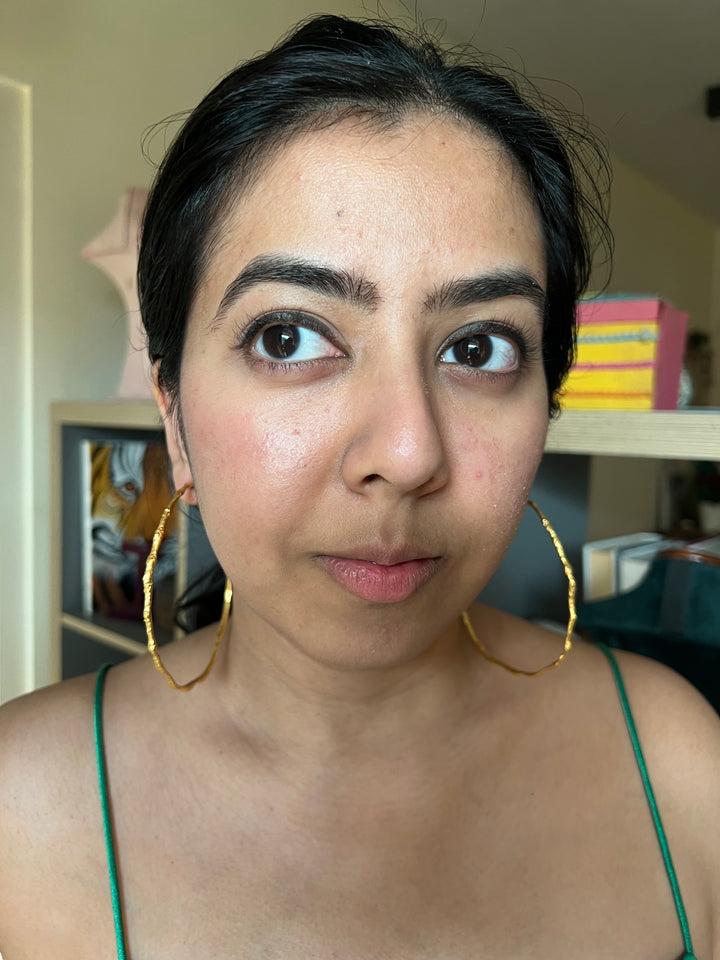 Bold Gold Tone Hoops