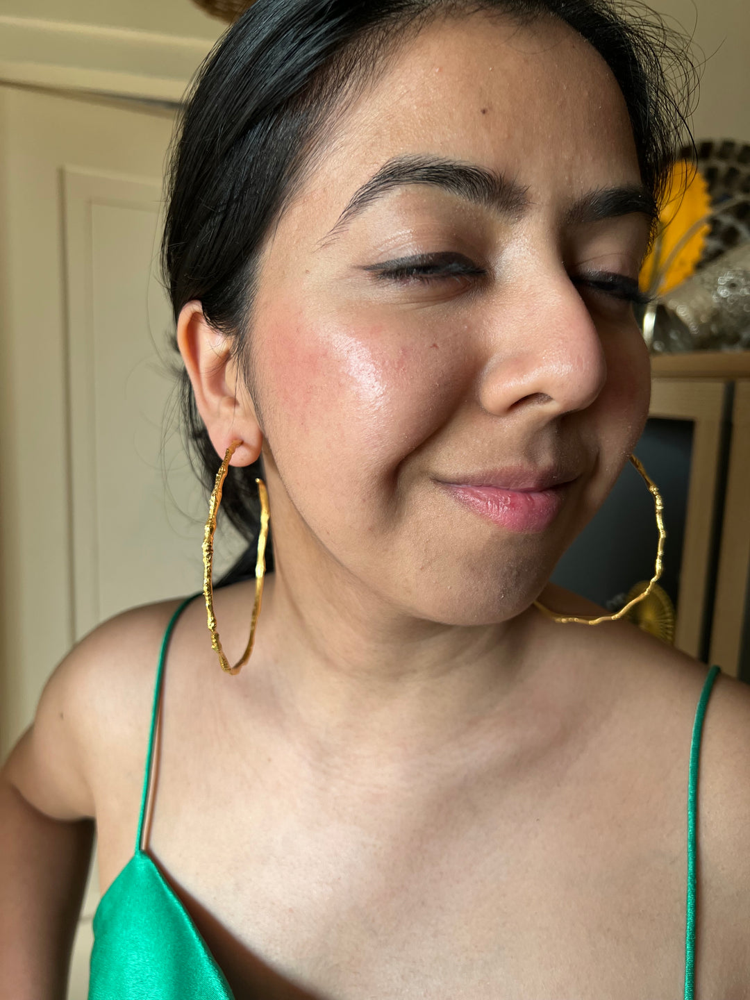 Bold Gold Tone Hoops
