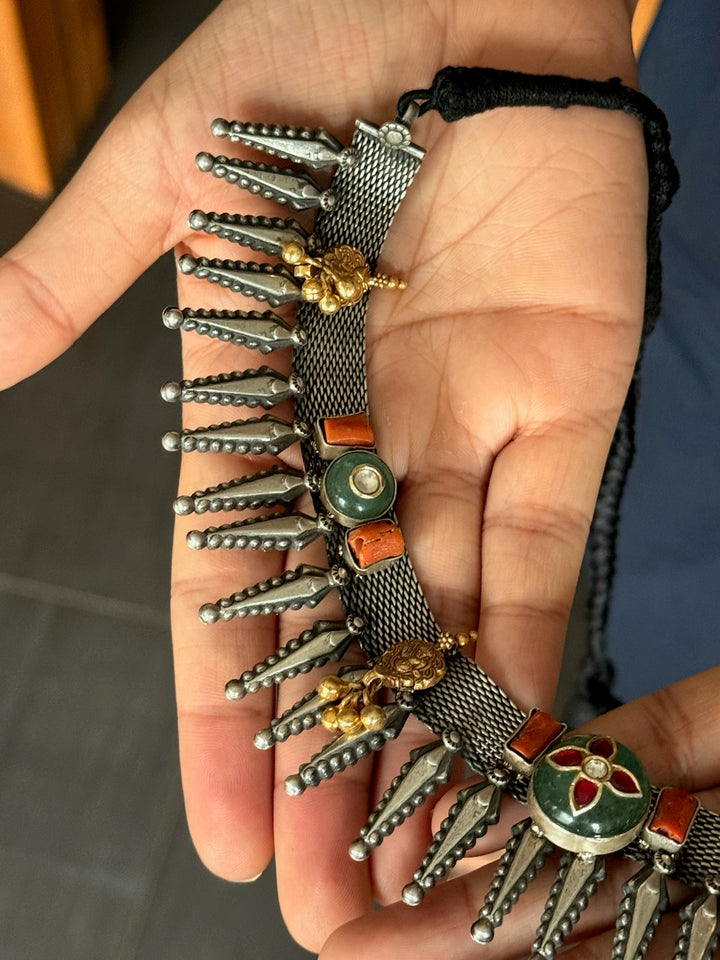 925 Silver Fusion Necklace | SHIVKA