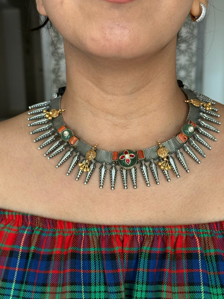 925 Silver Fusion Necklace | SHIVKA