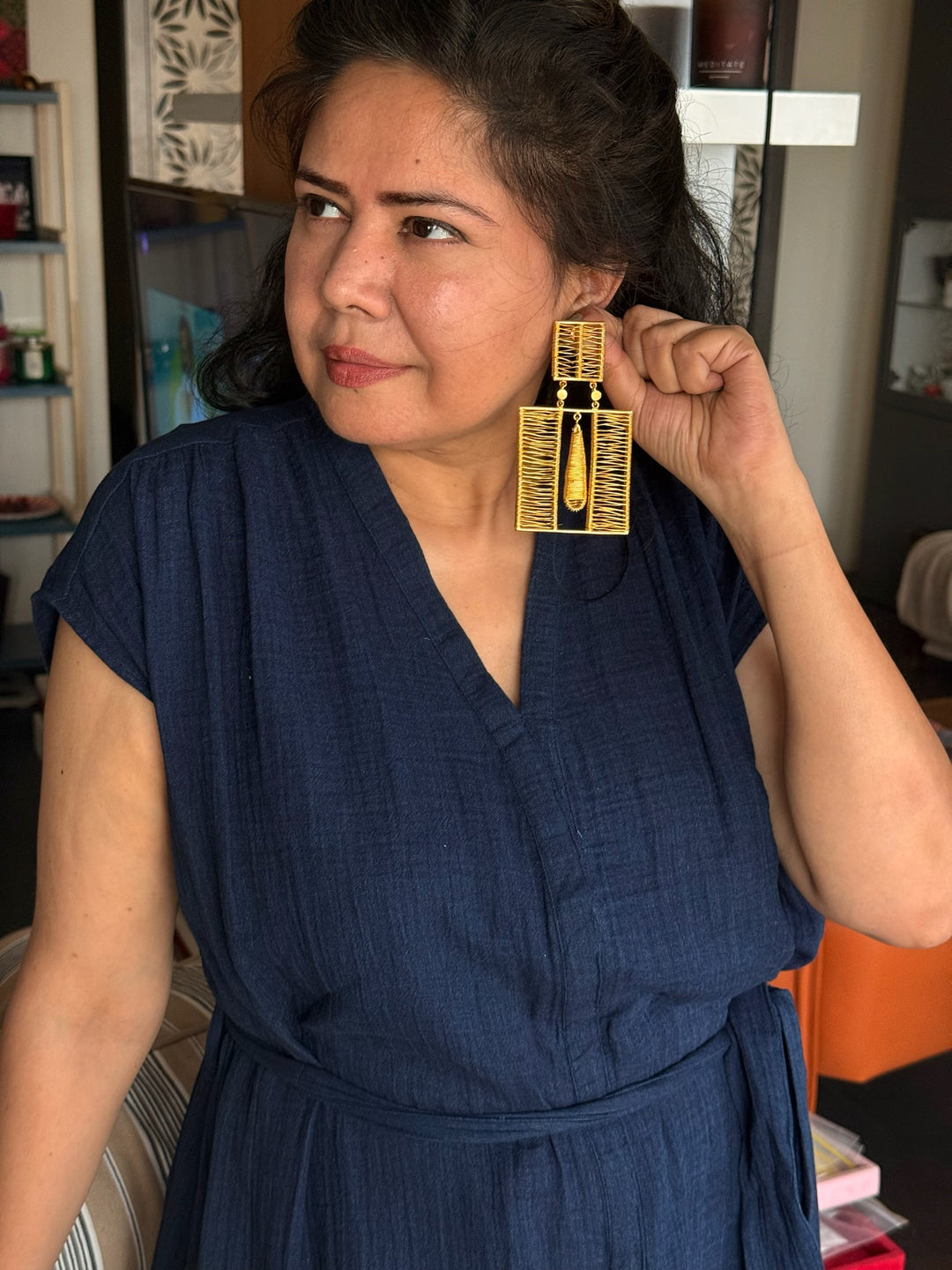 Handmade Statement Wired Earrings