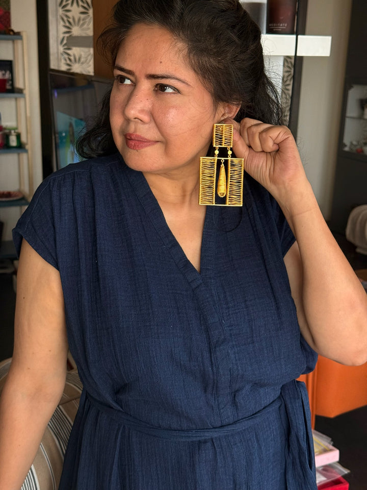 Handmade Statement Wired Earrings