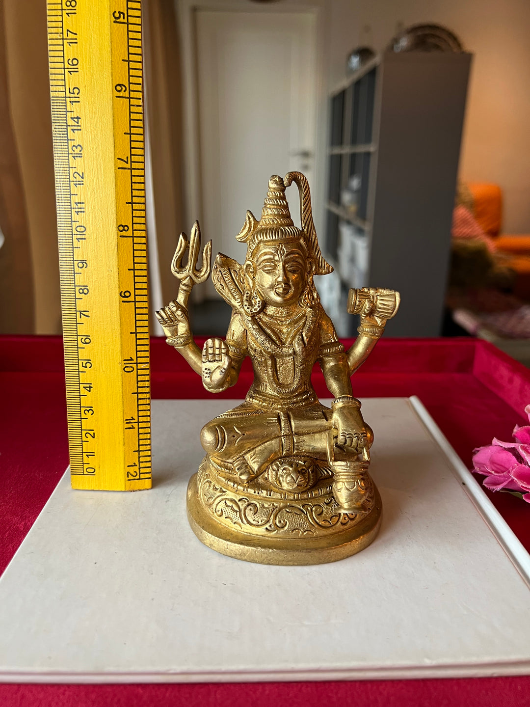 Brass Shiva Sculpture - Tranquility Embodied