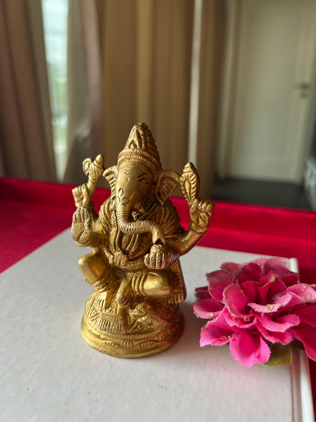 Brass Ganesha Sculpture - Remover of Obstacles and Blessings