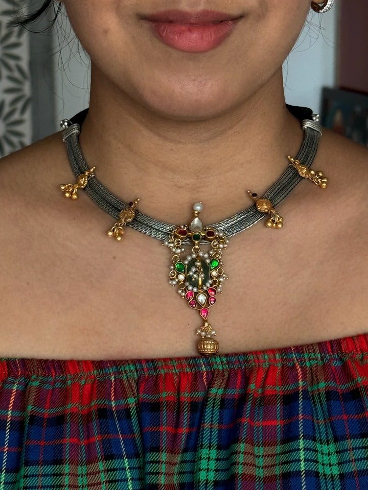 925 Silver Fusion Necklace | SHIVKA