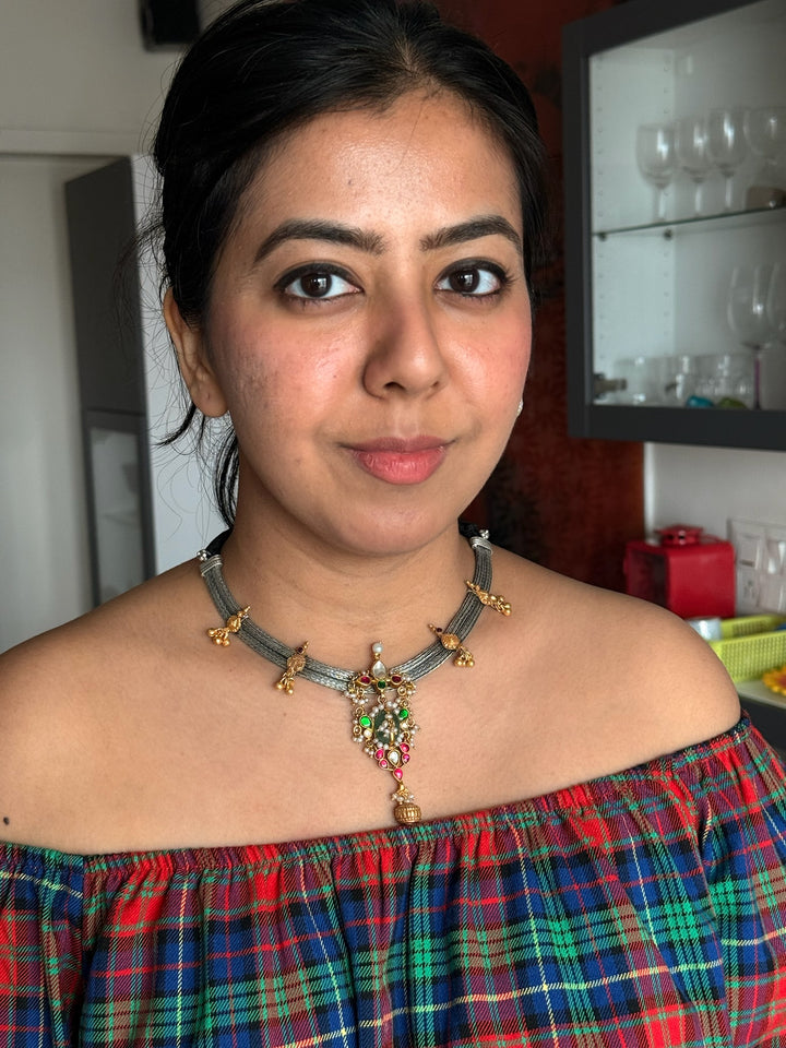 925 Silver Fusion Necklace | SHIVKA