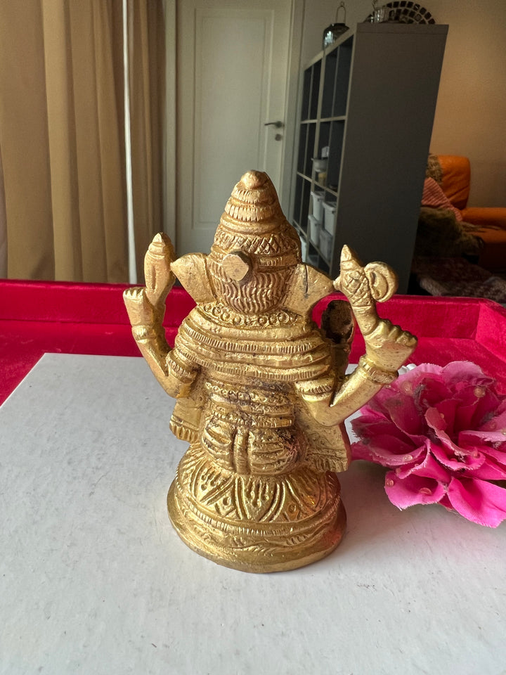 Brass Ganesha Sculpture - Remover of Obstacles and Blessings
