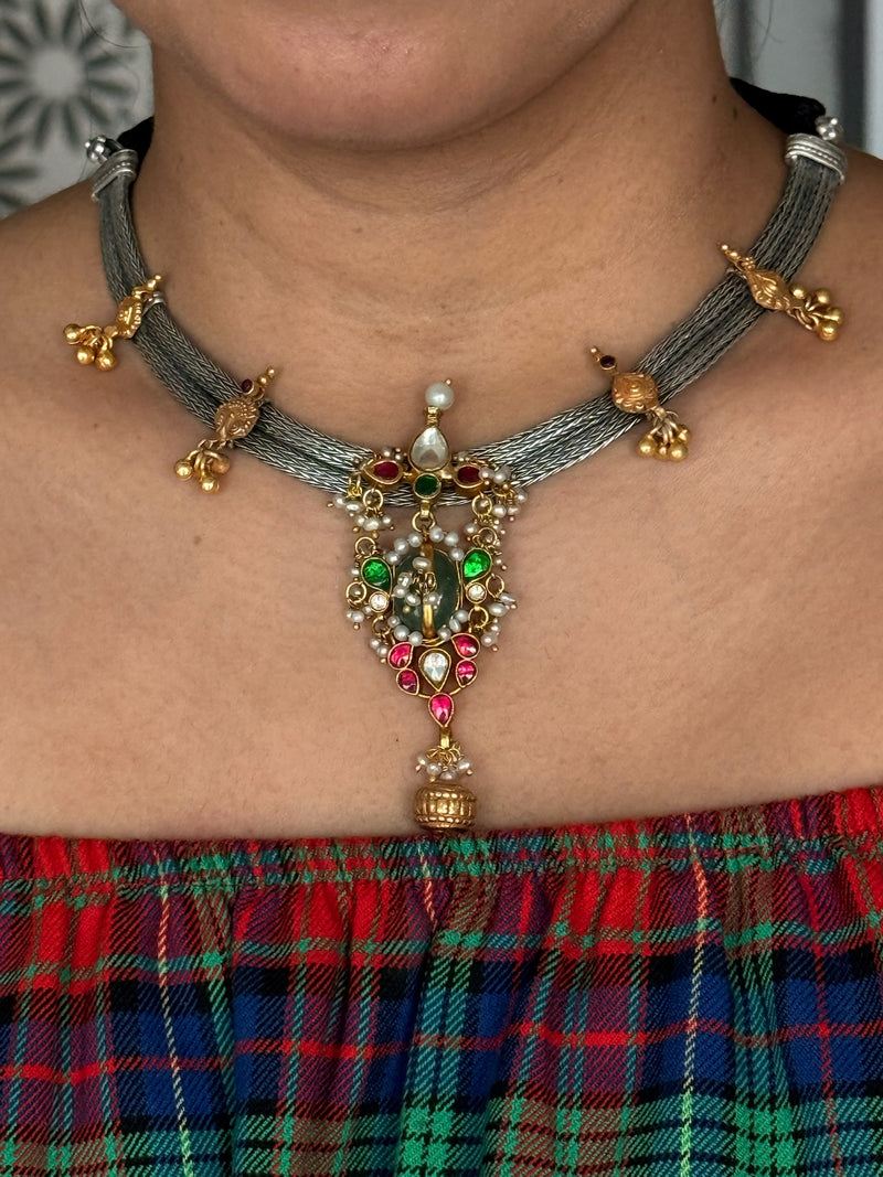 925 Silver Fusion Necklace | SHIVKA