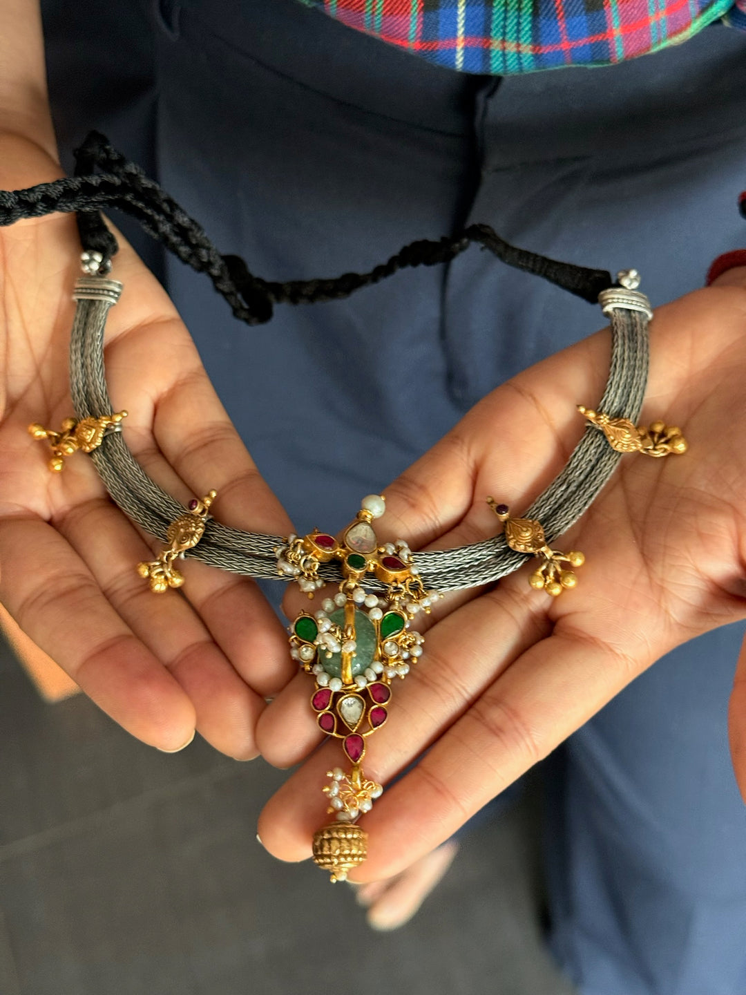 925 Silver Fusion Necklace | SHIVKA