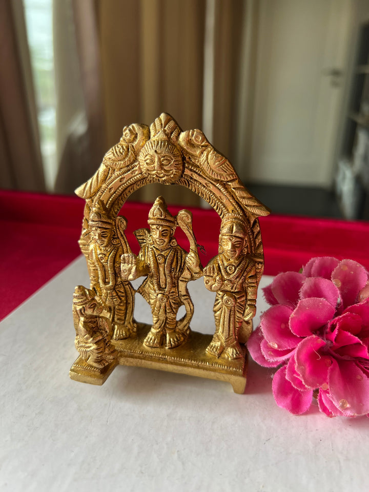 Brass Ram Darbar Sculpture - Divine Harmony and Unity