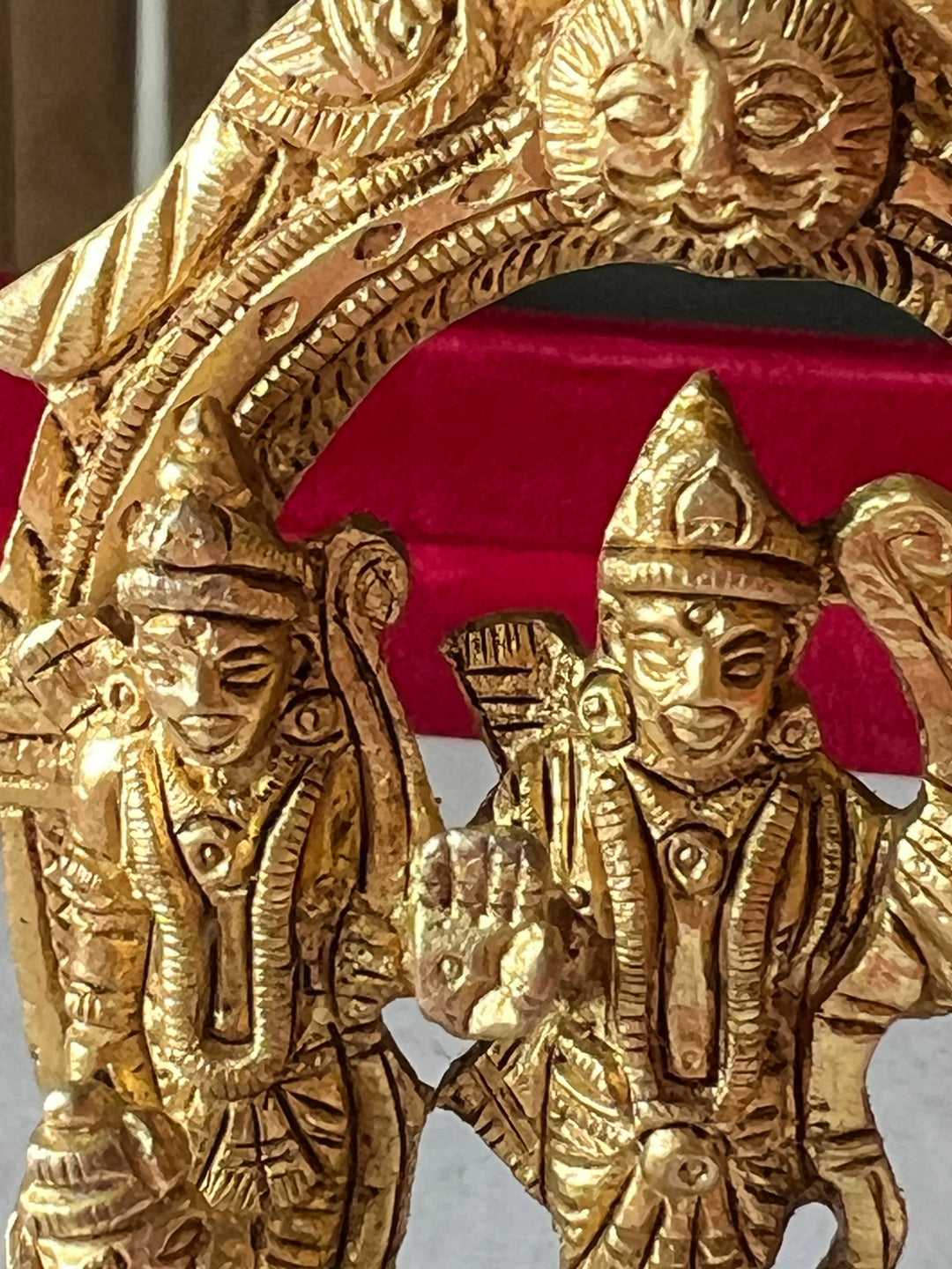 Brass Ram Darbar Sculpture - Divine Harmony and Unity