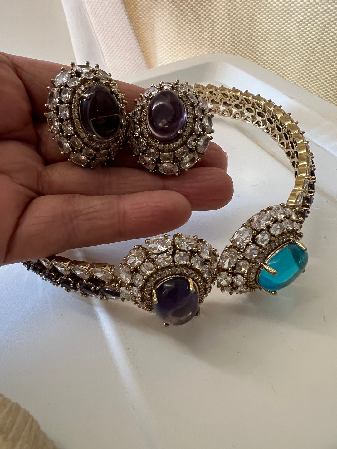 Exquisite Designer Choker Set – Luxury Wedding & Festival Jewelry | Brand SHIVKA