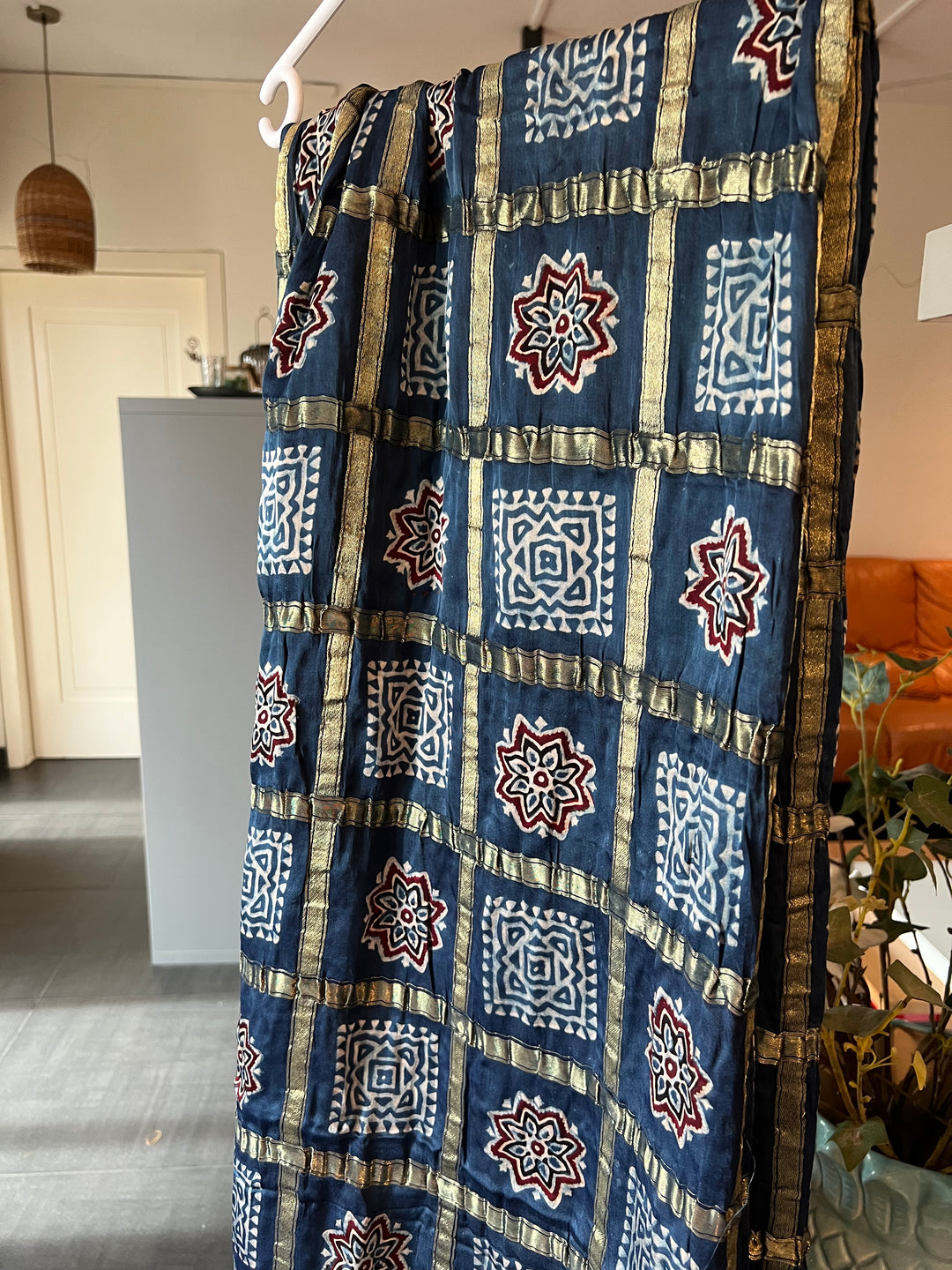 Elegant Modal Silk Gold Embroidered Dupatta