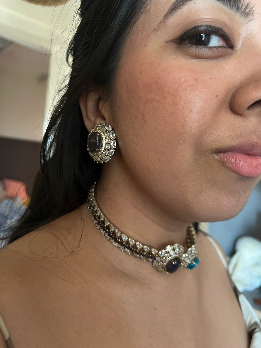 Exquisite Designer Choker Set – Luxury Wedding & Festival Jewelry | Brand SHIVKA