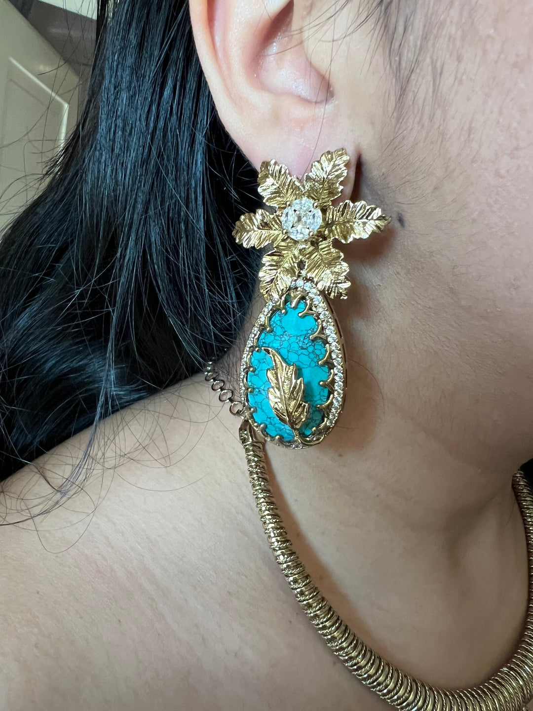 Elegant Designer Necklace Set | SHIVKA | Brass, Copper & Silver | Perfect for Destination Weddings