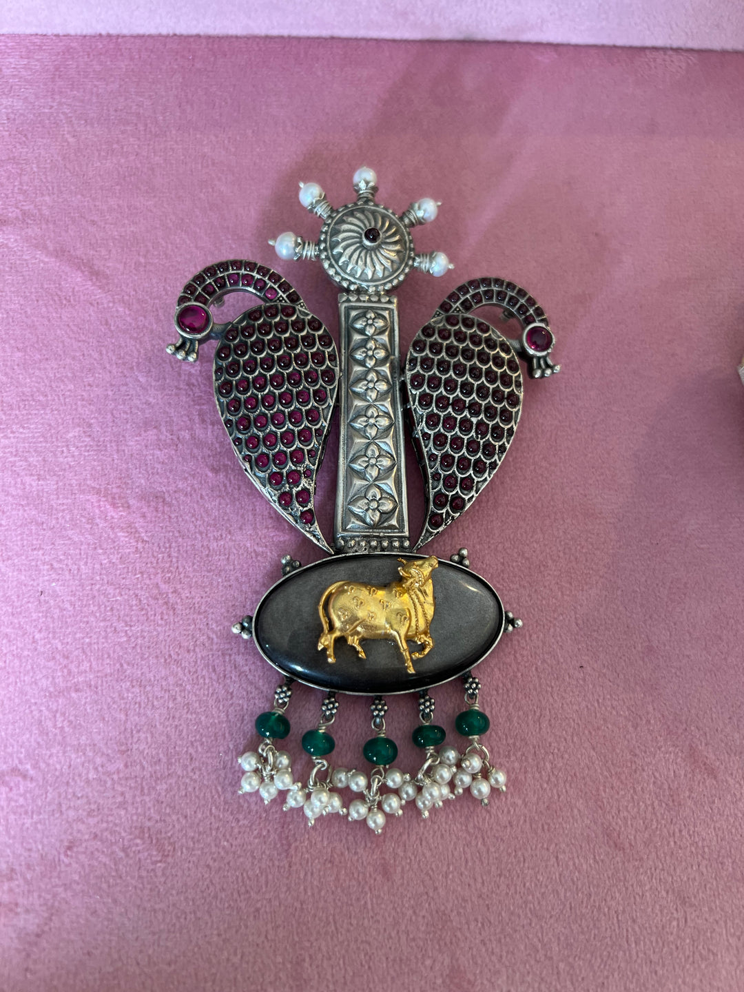 Exquisite Handcrafted Fusion Pendant: Unique Artistry