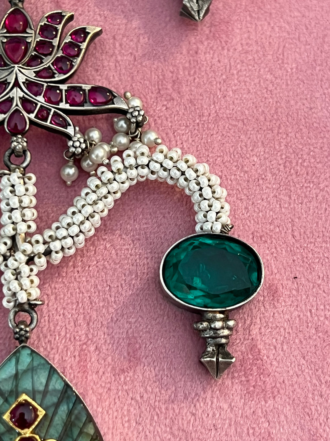 Exquisite Handcrafted Fusion Pendant: Unique Artistry