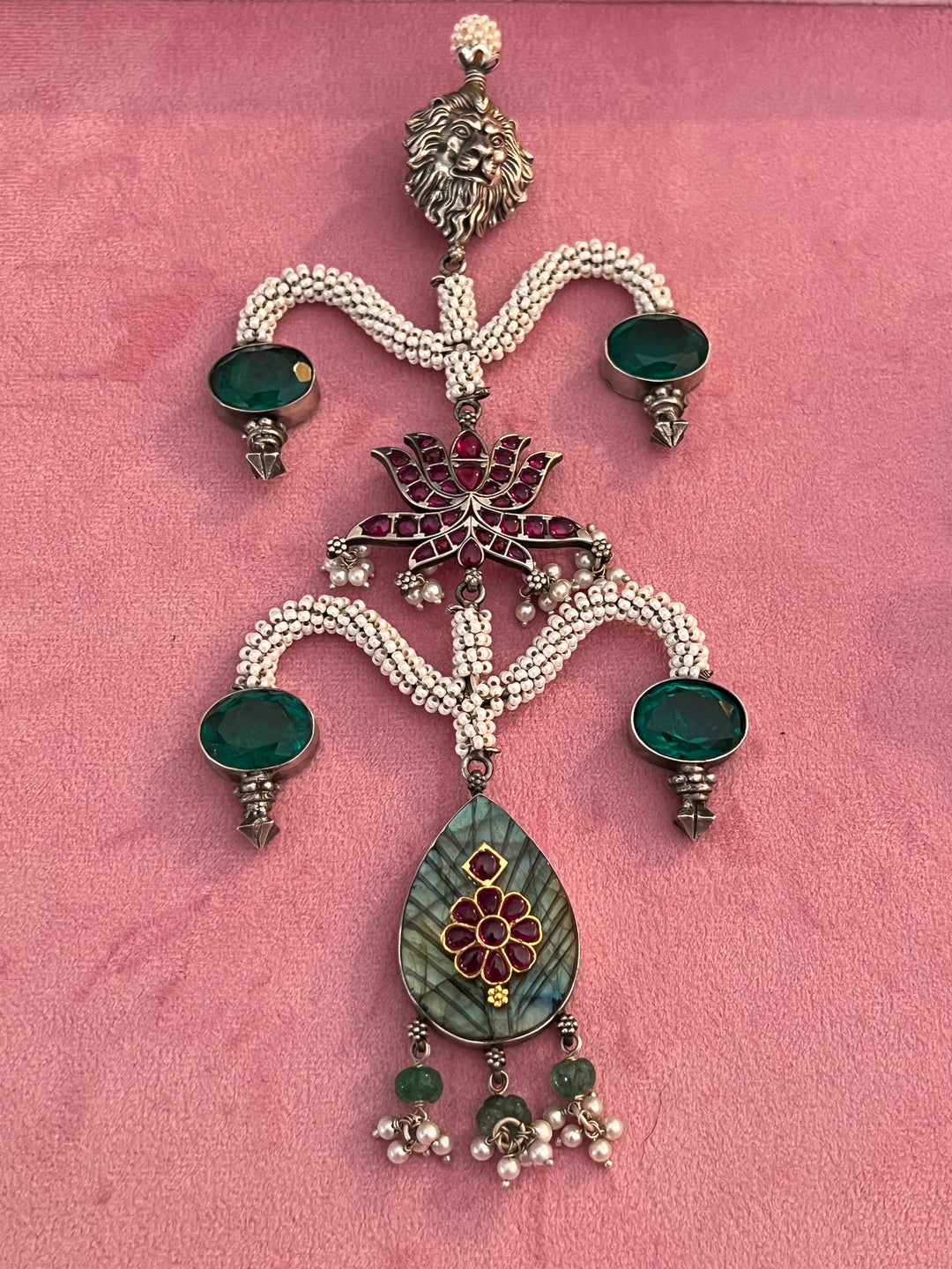 Exquisite Handcrafted Fusion Pendant: Unique Artistry