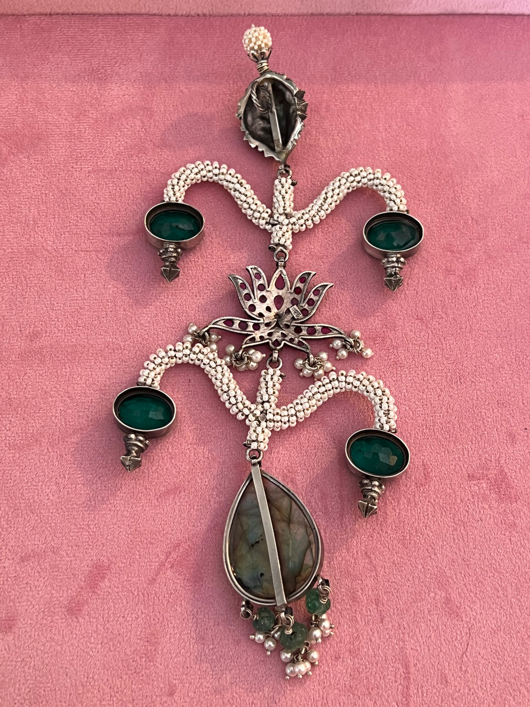 Exquisite Handcrafted Fusion Pendant: Unique Artistry