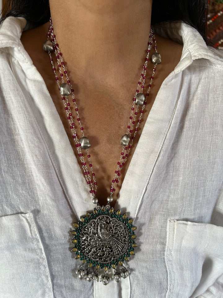 Exquisite Pendant Necklace Set - A Masterpiece of Elegance