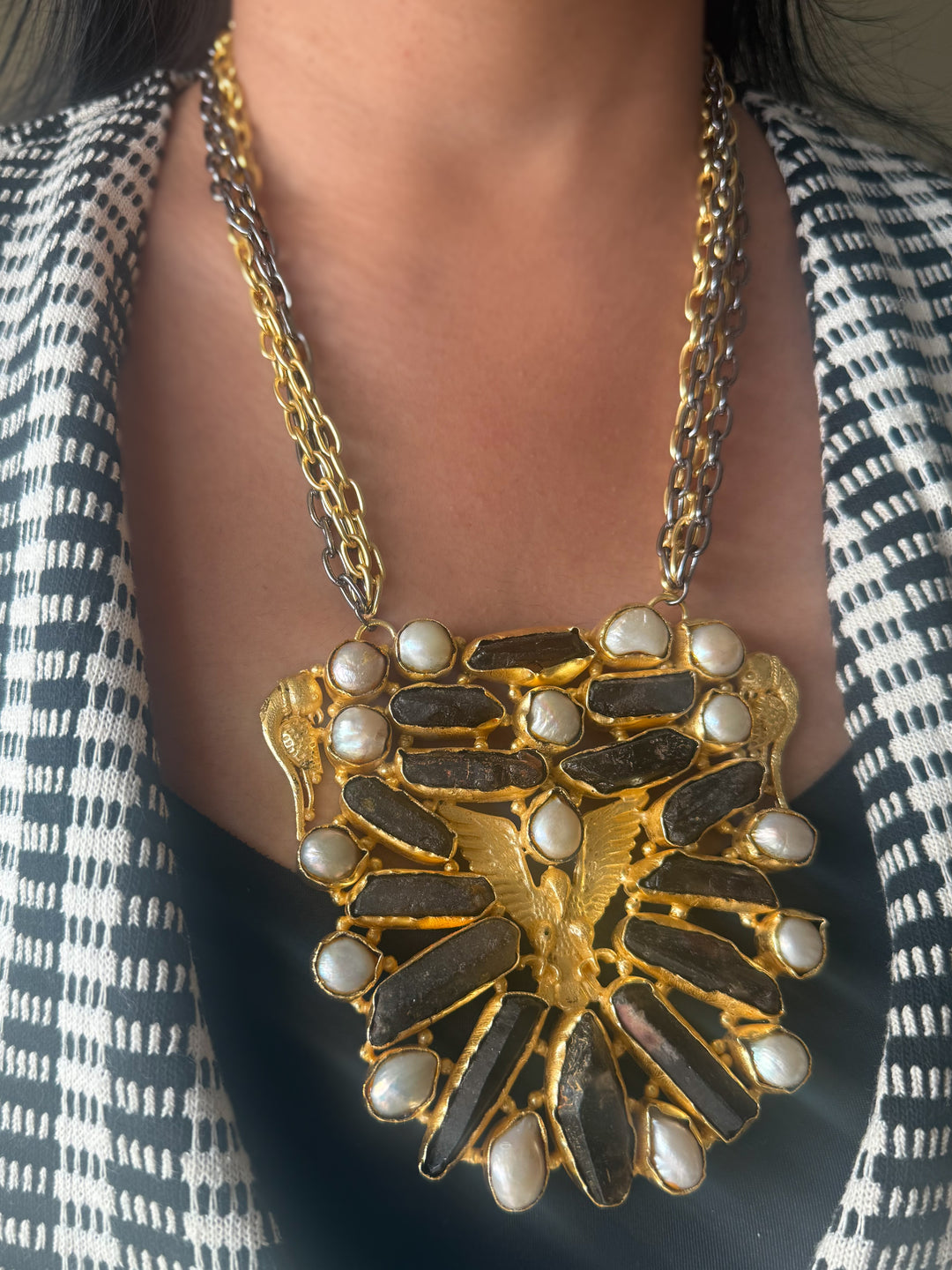 Statement Eagle Design Necklace