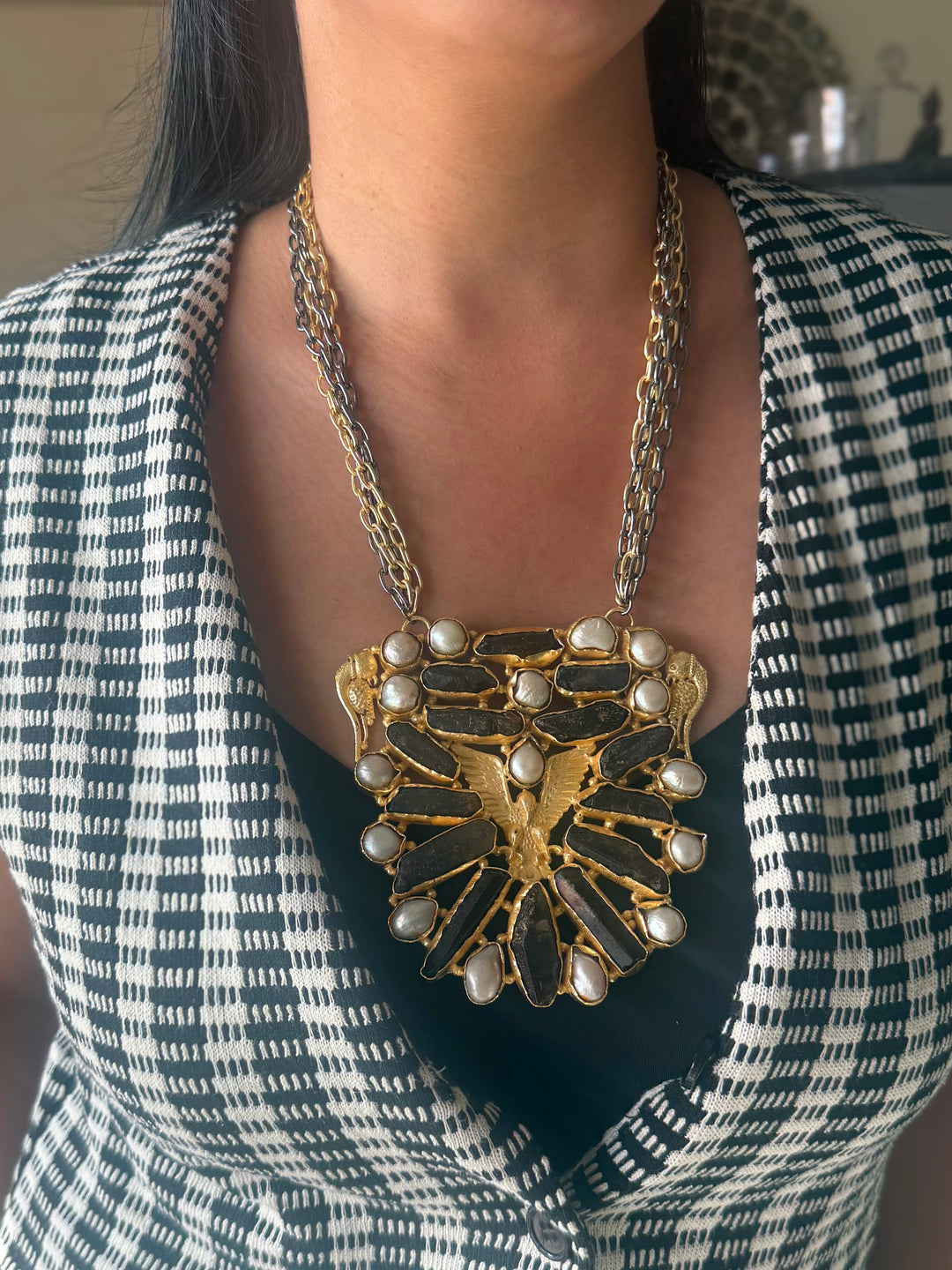 Statement Eagle Design Necklace