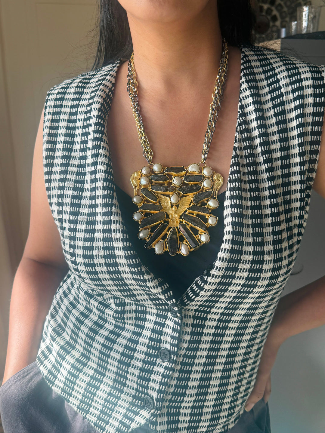 Statement Eagle Design Necklace