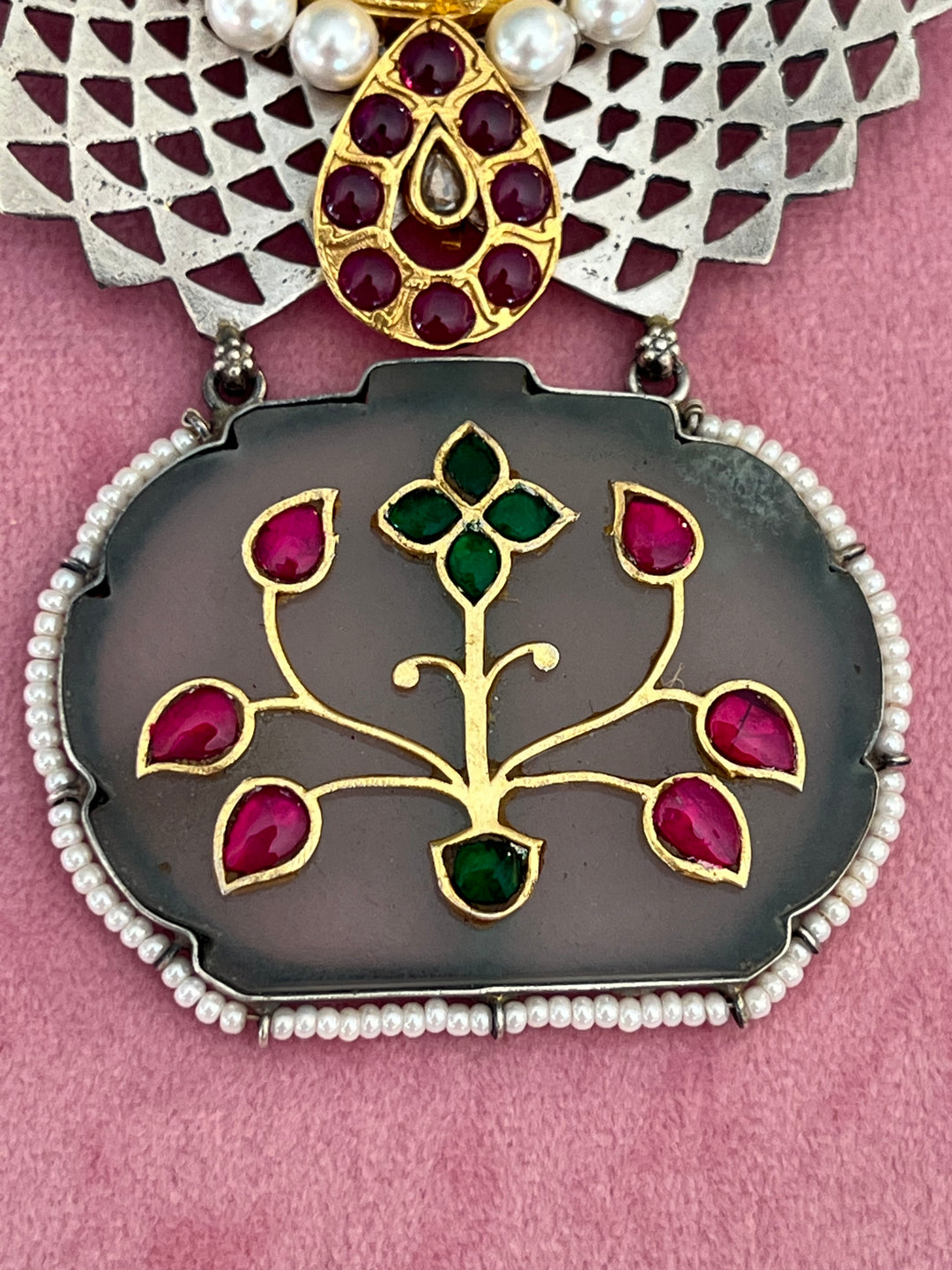 Exquisite Handcrafted Fusion Pendant: Unique Artistry