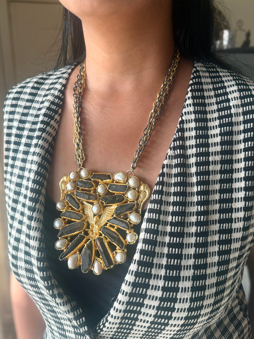 Statement Eagle Design Necklace
