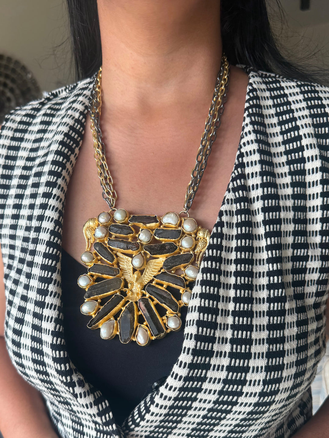 Statement Eagle Design Necklace