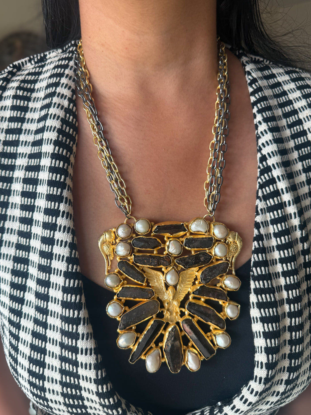 Statement Eagle Design Necklace
