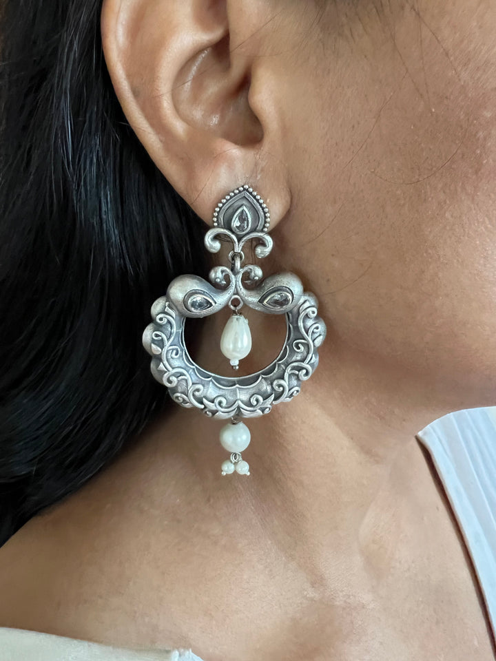 Antique Carved Earrings