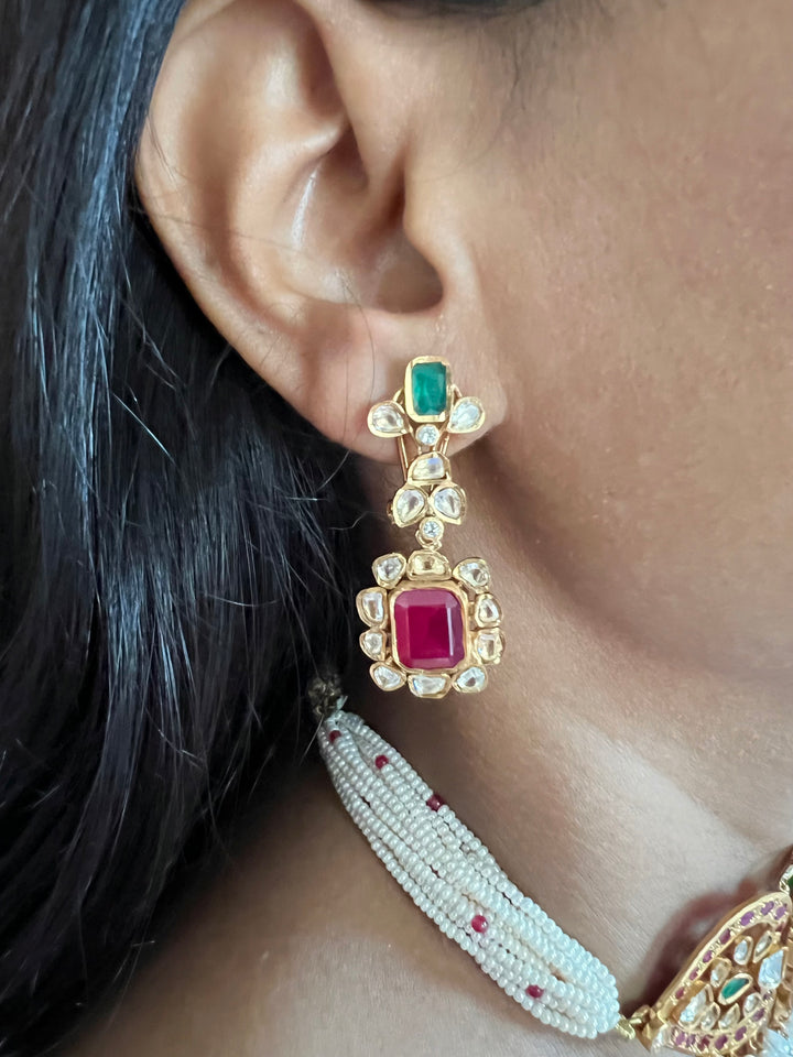 Royal Jadau Choker with Earrings