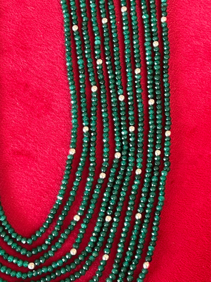 Green Onyx Sterling Silver Rani Haar