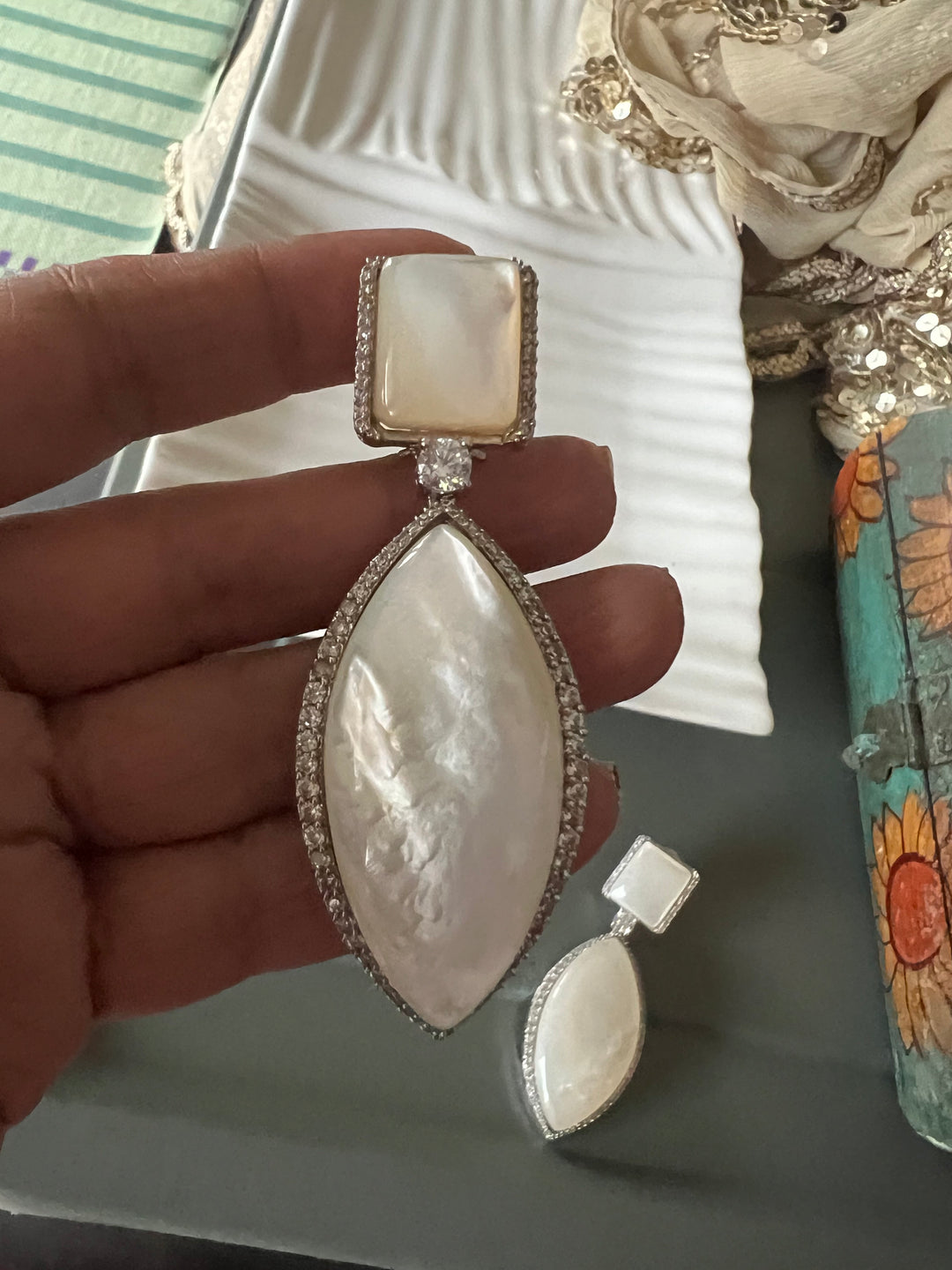 Mother of Pearl Earrings - Premium Quality, Exquisite Craftsmanship