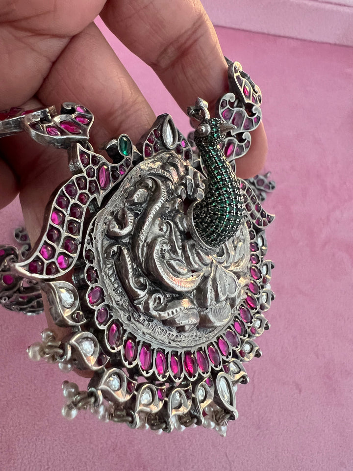 Elegance Redefined: Necklace and Jhumki Earrings Set