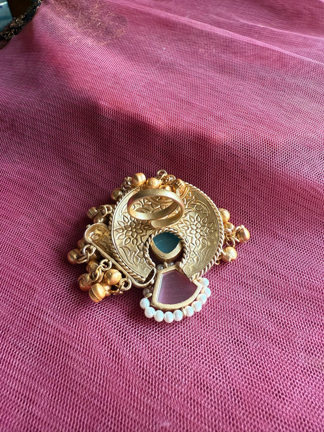 Designer Ghungroo Statement Ring | Adjustable | SHIVKA