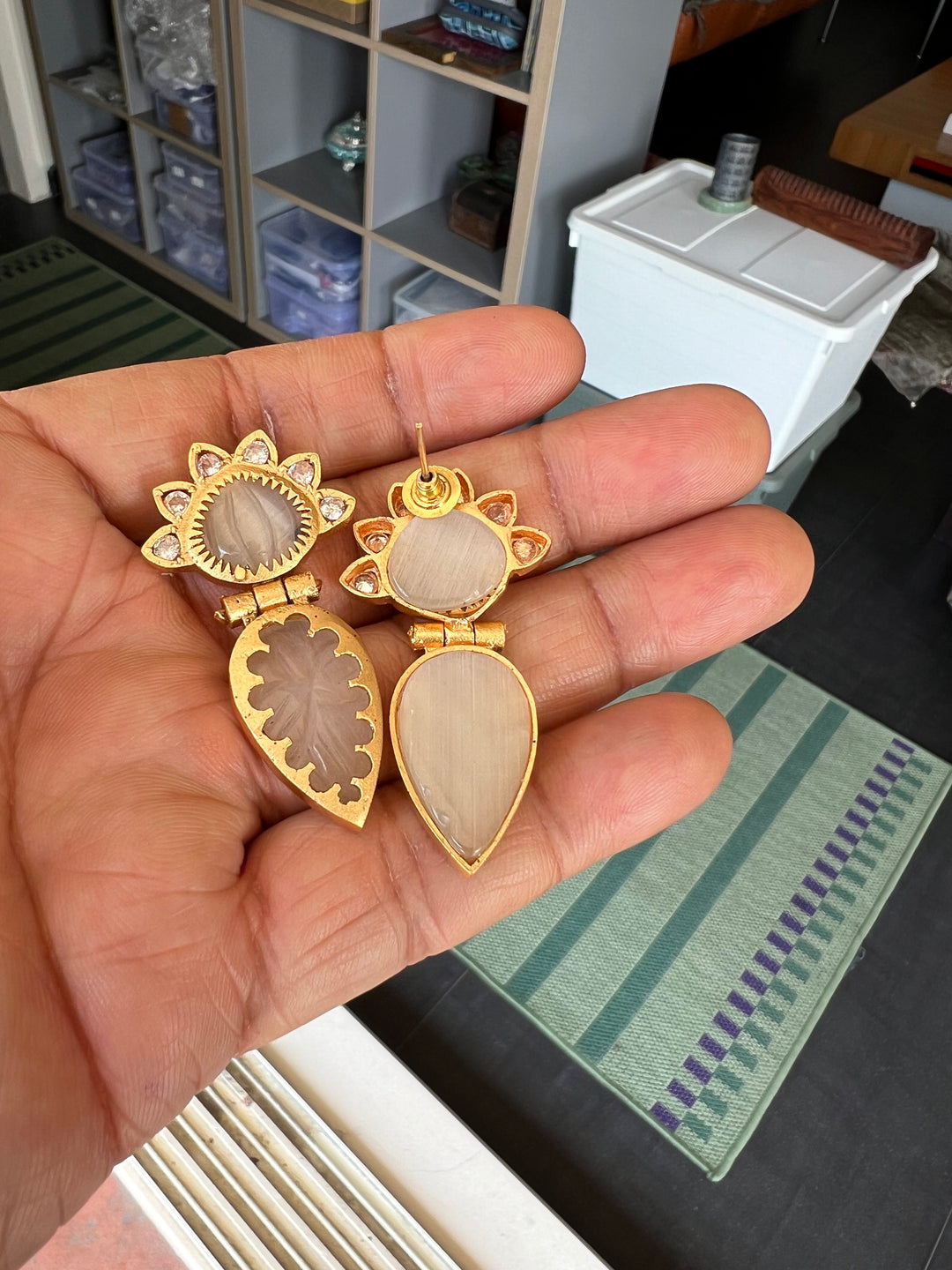 Statement Stone Studs