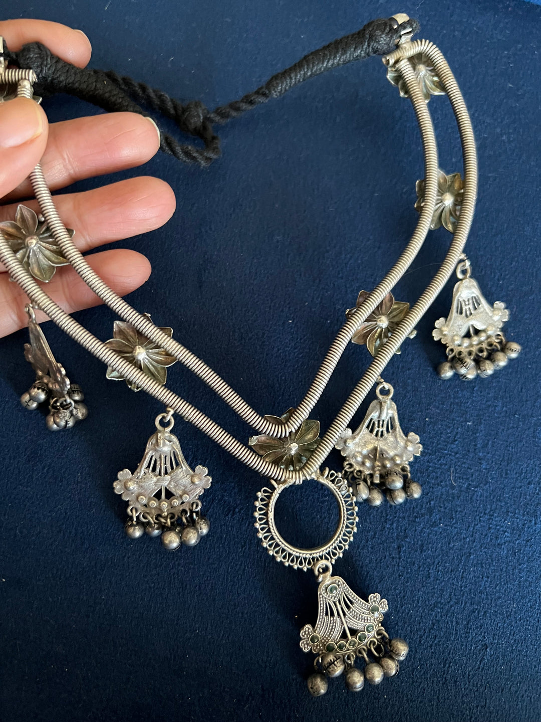 Handcrafted Antique Brass Statement Necklace - Unveil Your Unique Style