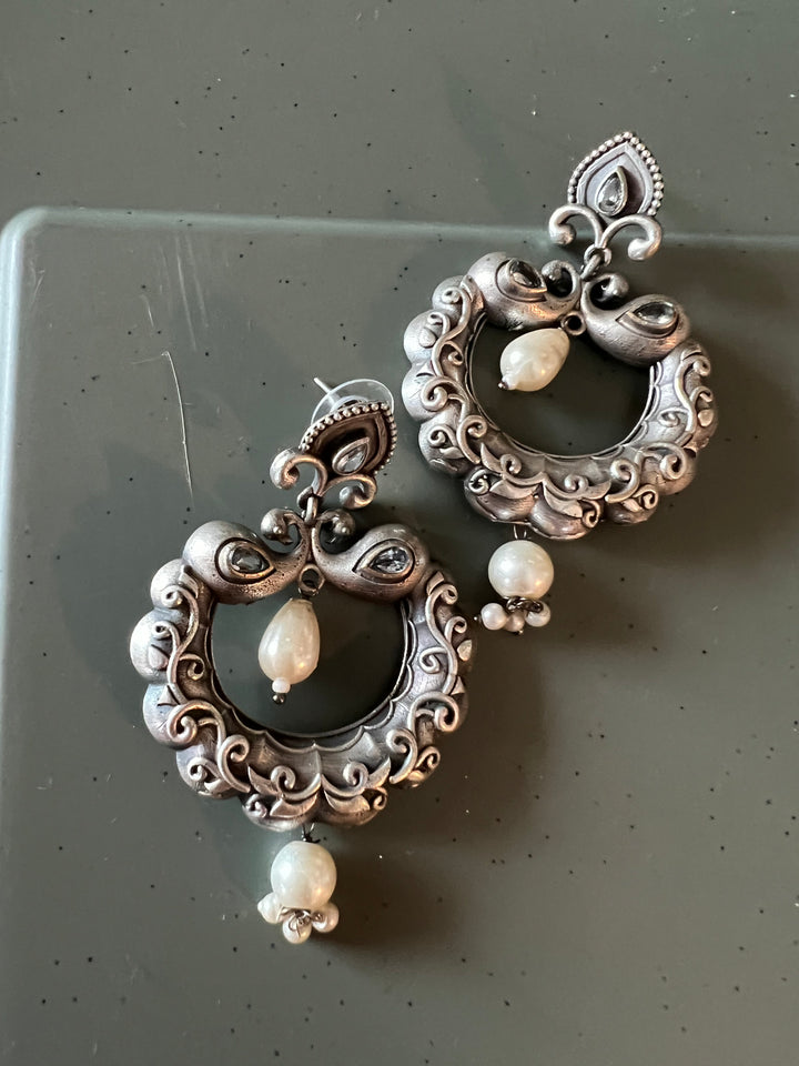 Antique Carved Earrings
