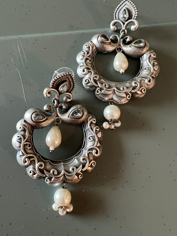 Antique Carved Earrings