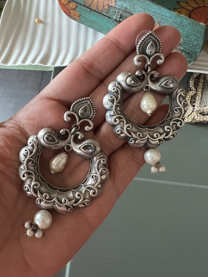 Antique Carved Earrings