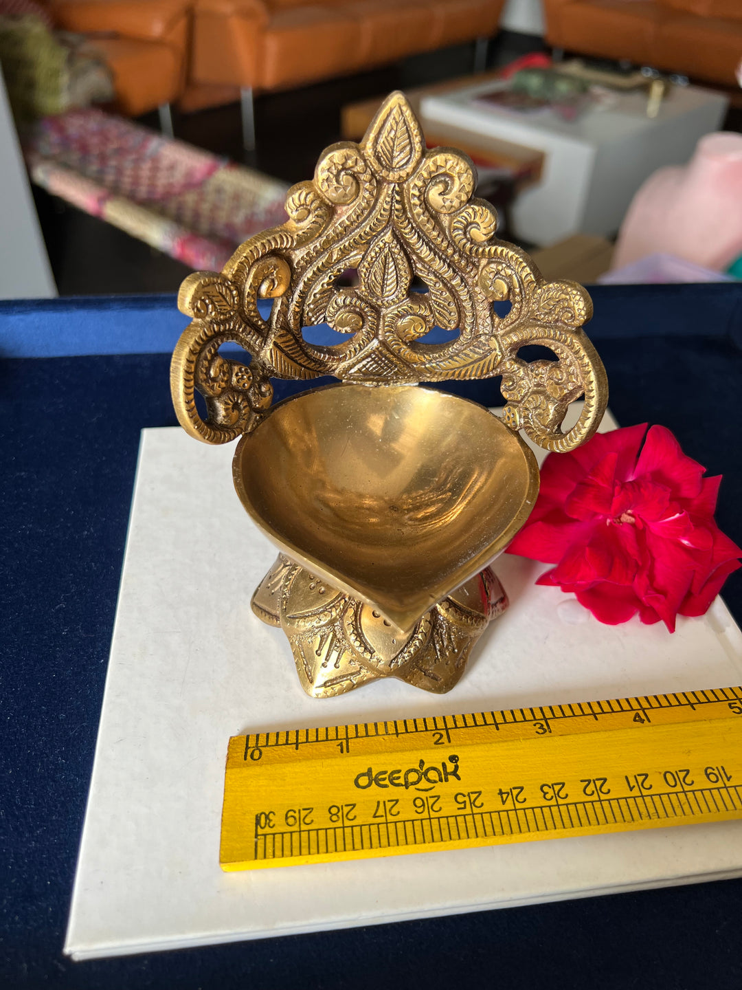 Divine Brass Diya for Sacred Illumination