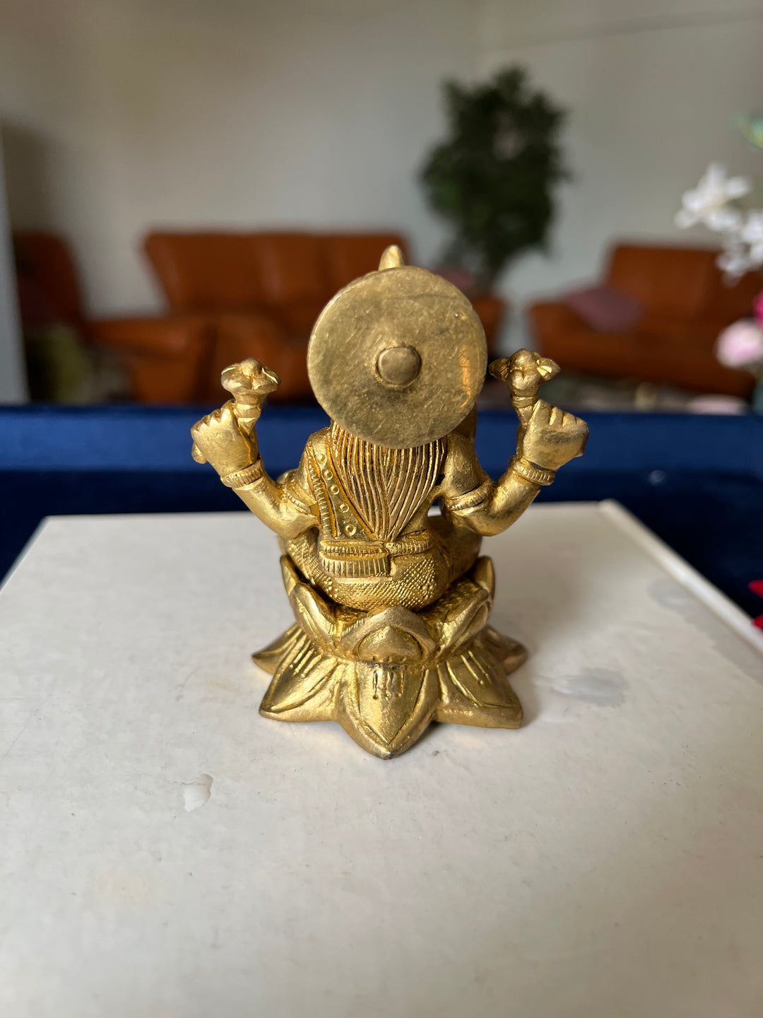 Brass Laxmi Sculpture - Goddess of Wealth and Prosperity